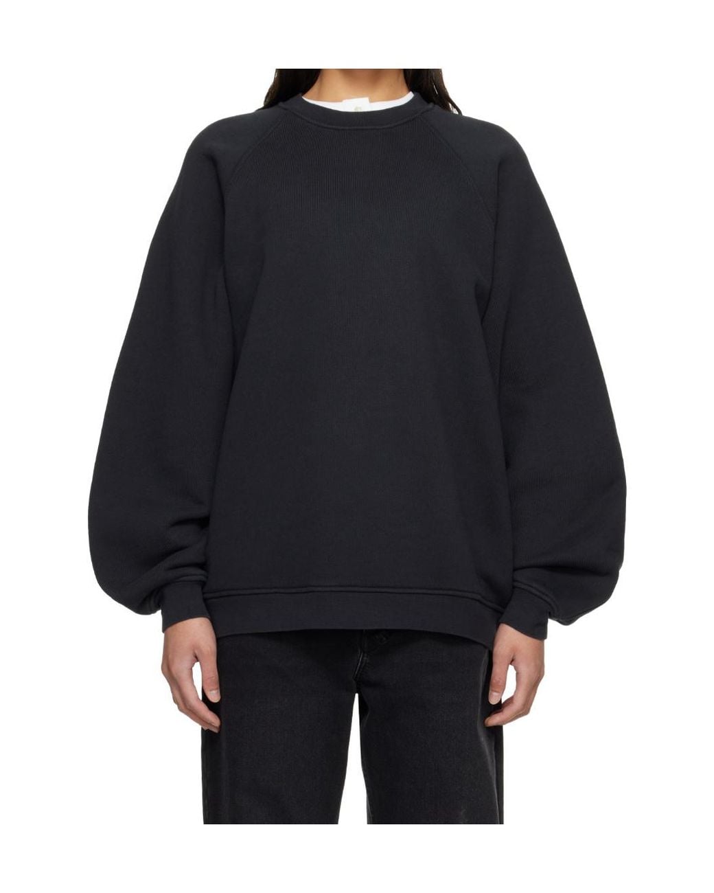 Agolde Black Valma Sweatshirt