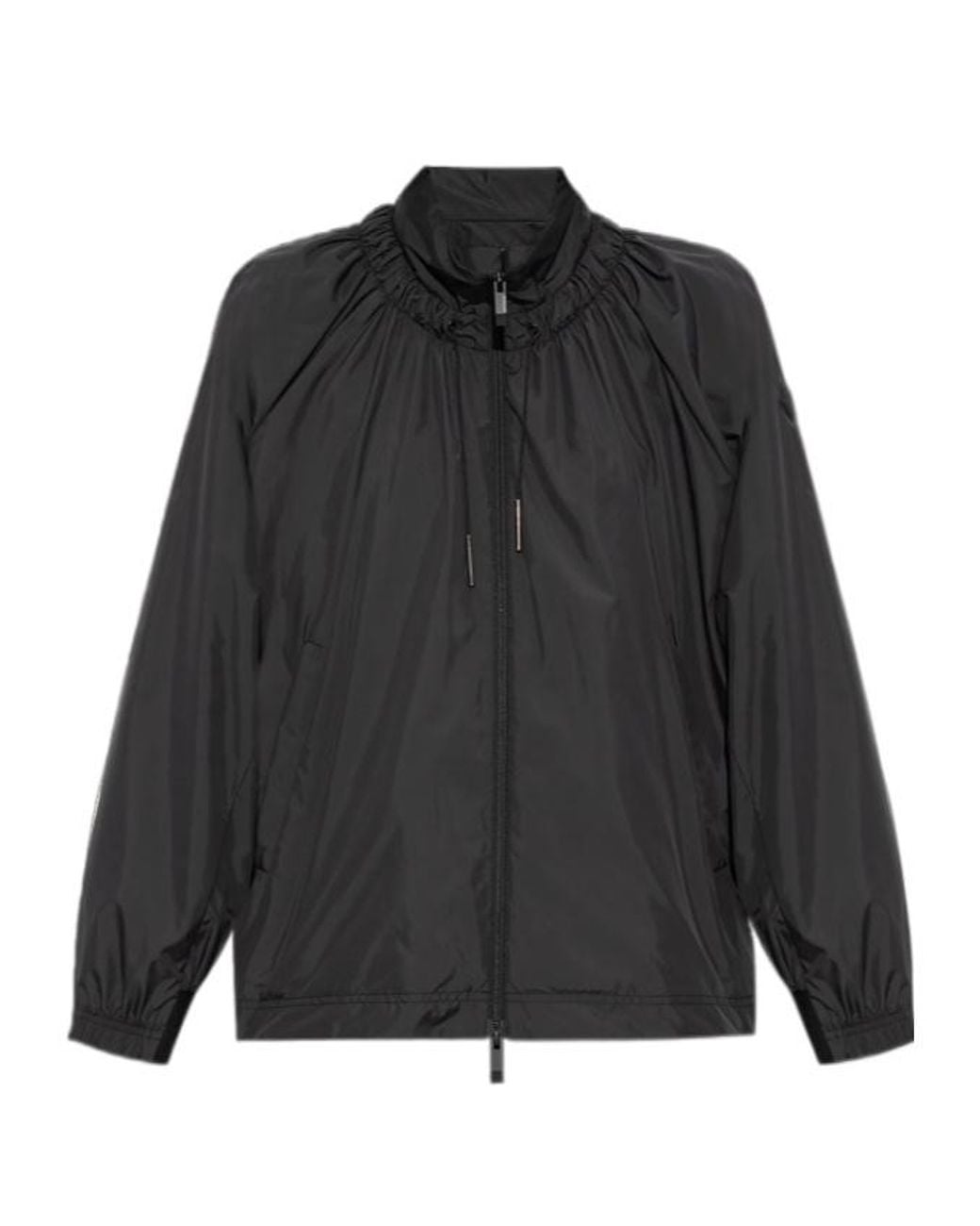 Moncler Black Zip-Up Valencay Jacket