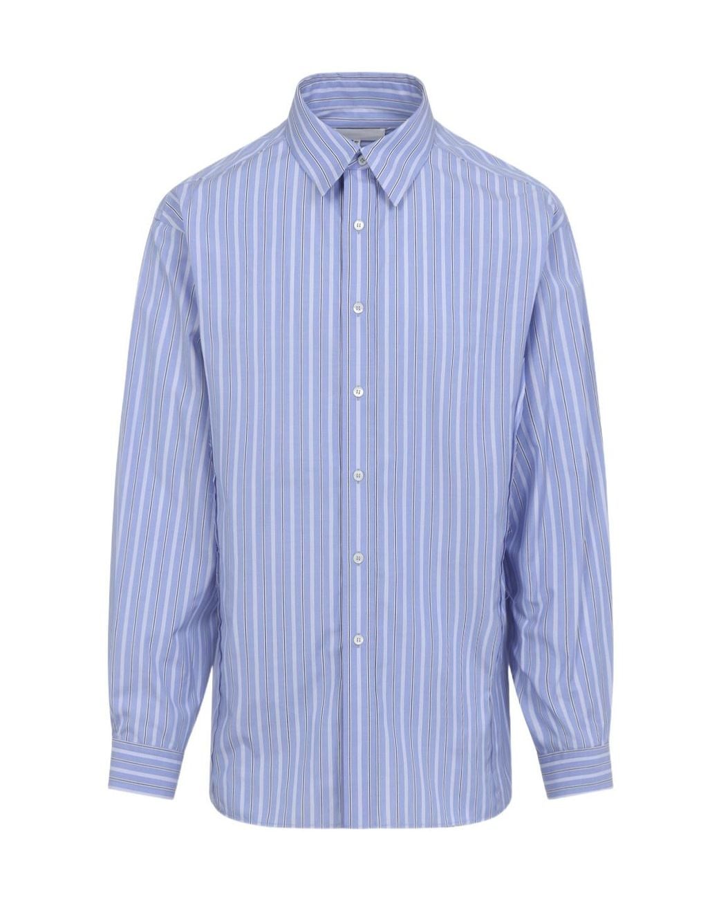 Maison Margiela Blue Ls Shirt for men