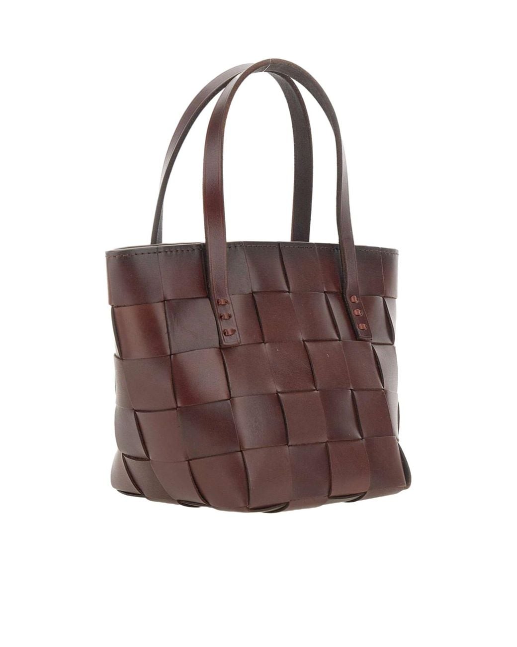 Dragon Diffusion Brown Japan Small Woven Tote Bag