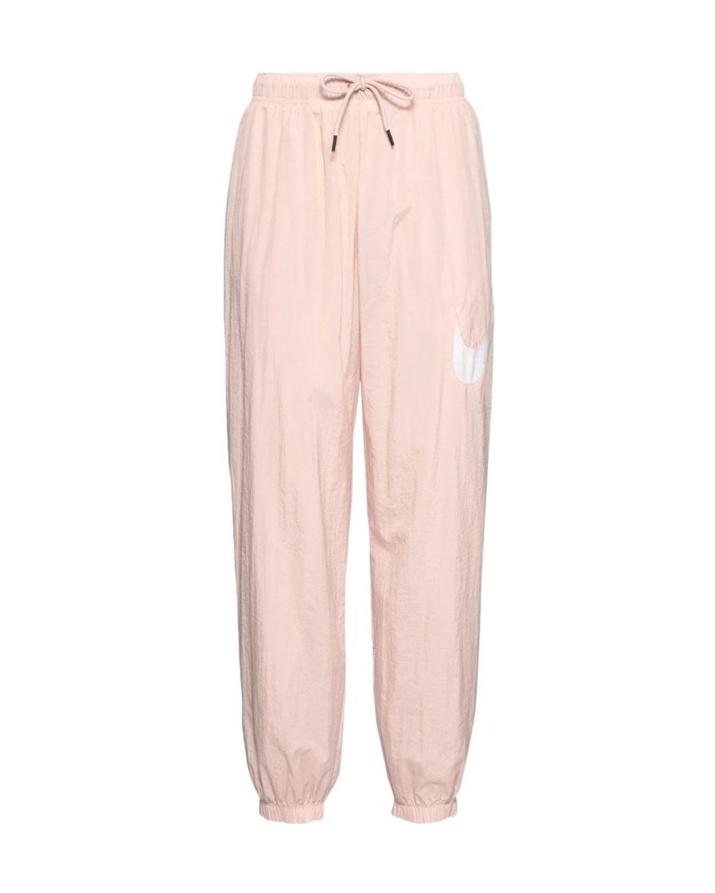 Nike Pink Swoosh Logo Track Pants