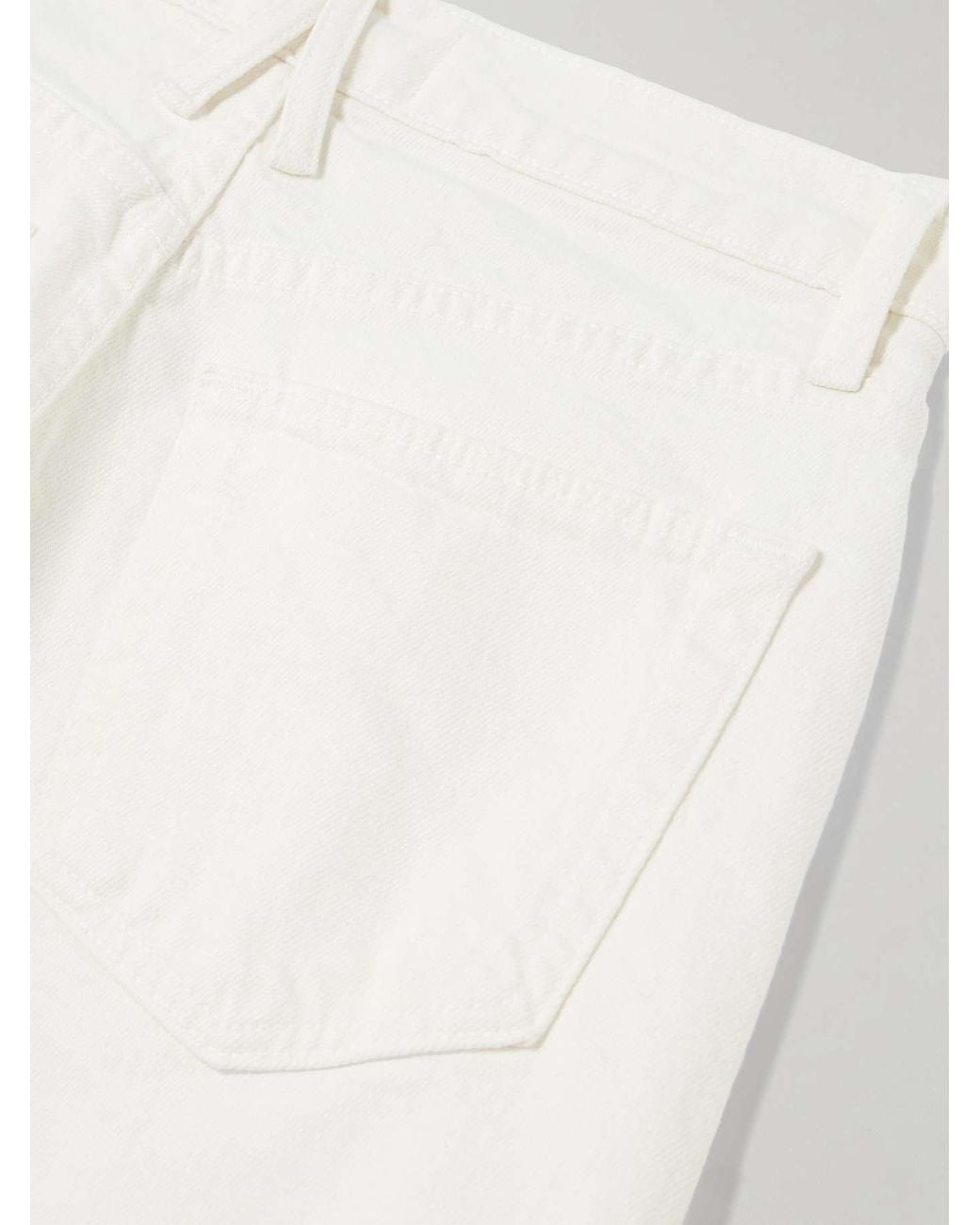SLVRLAKE Denim White Belt Loop Jeans