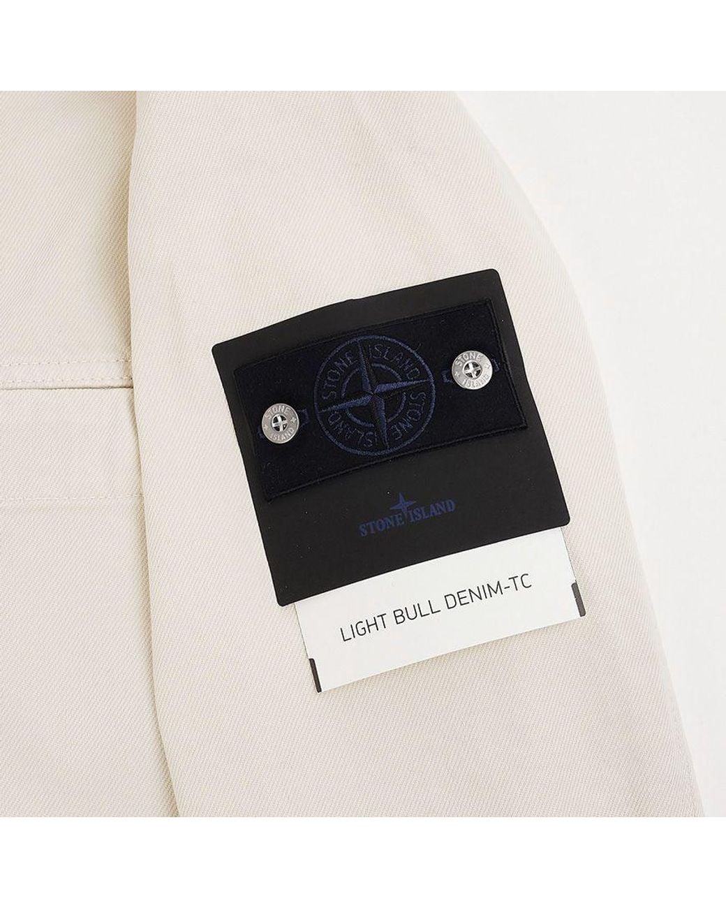 Stone Island Natural Bull Denim Tc Jacket for men