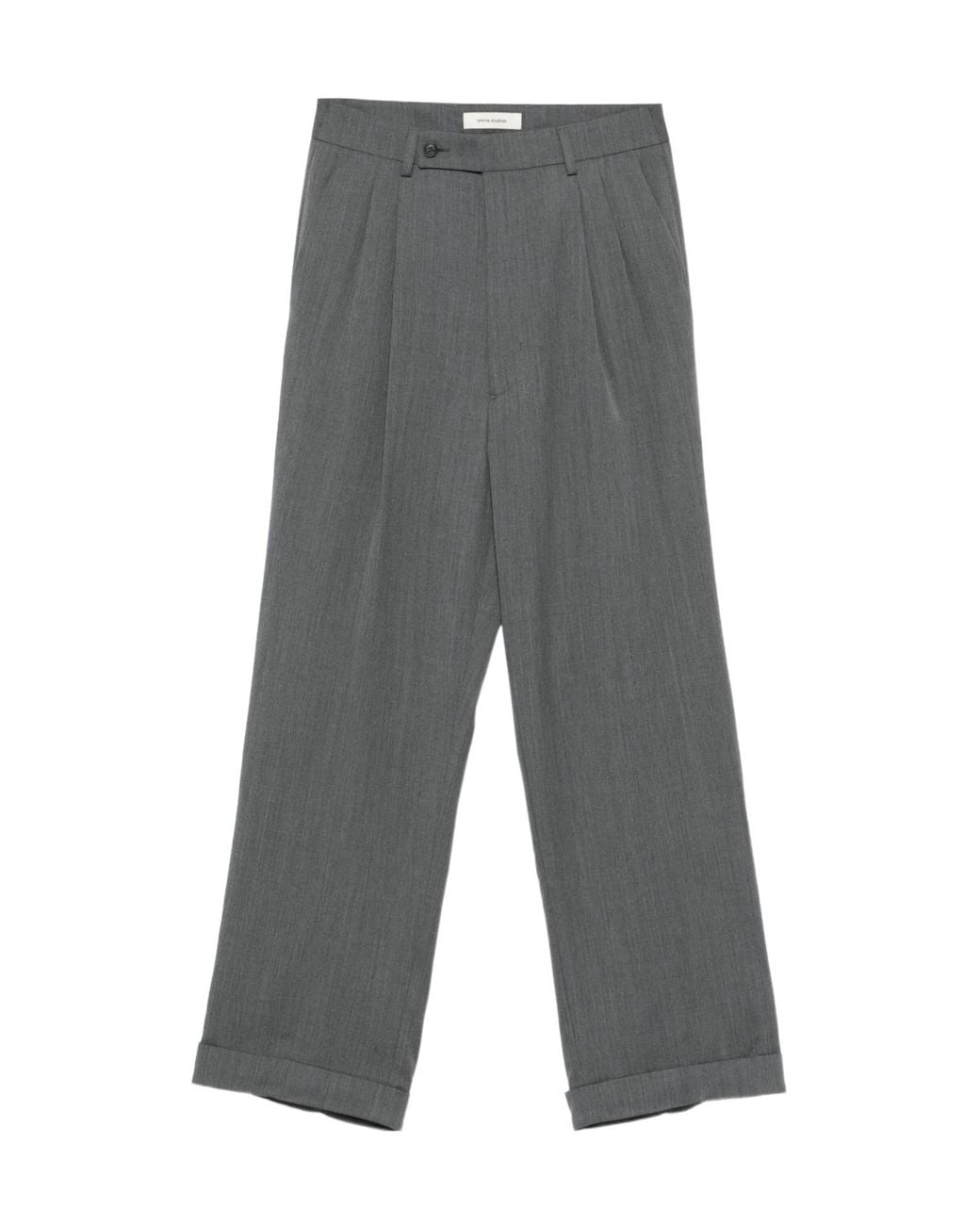 Entire studios Gray Wool Trousers for men