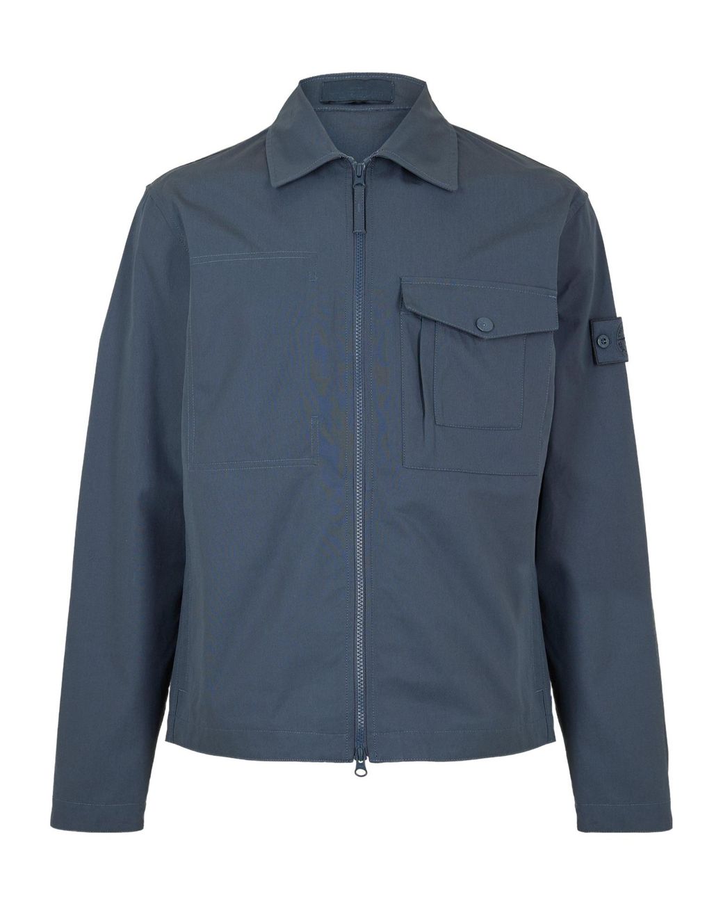 Stone Island Blue Minimal Outerwear for men