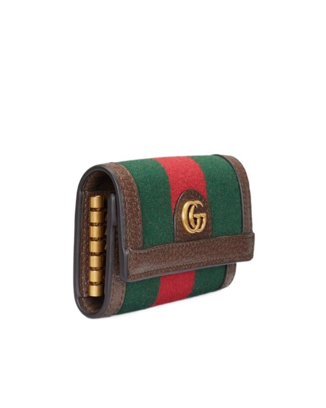 Gucci Multicolor Double G Web Striped Key Bag for men