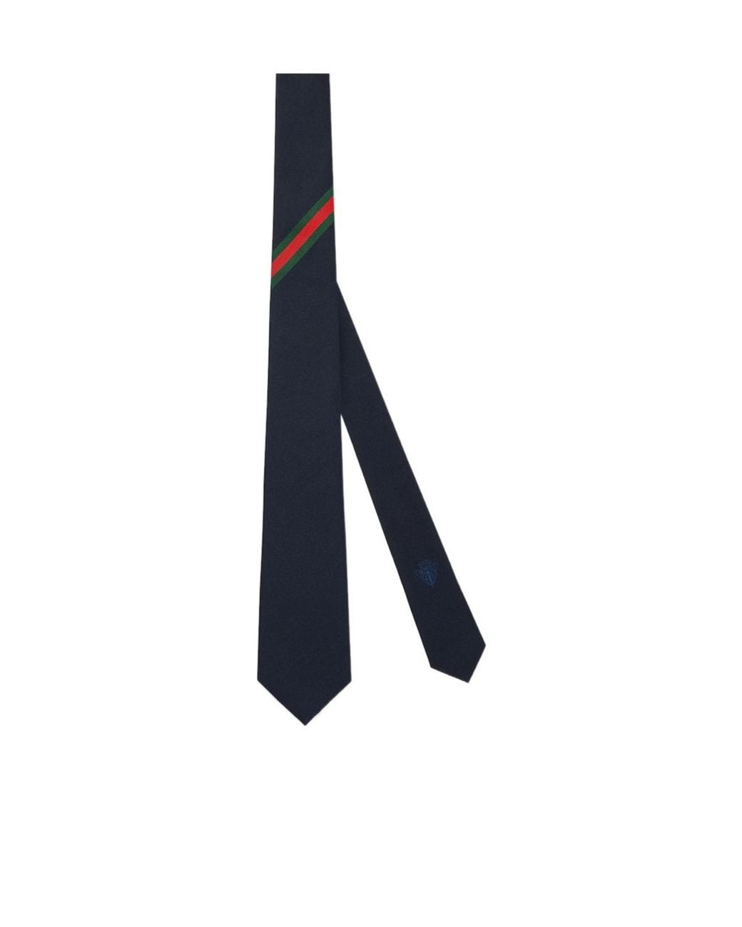 Gucci Blue Web Silk Jacquard Tie for men