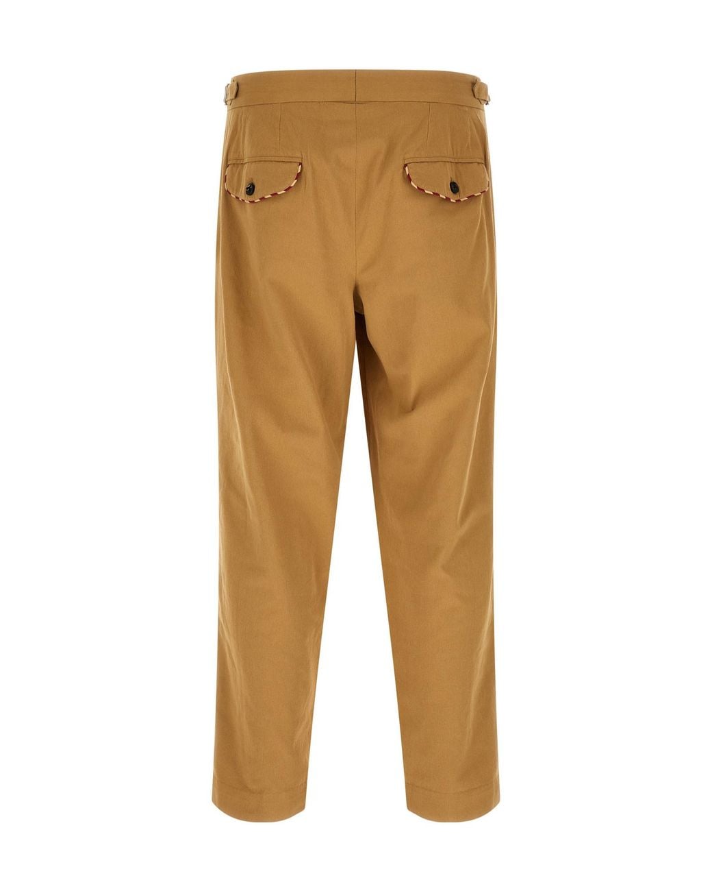 Bode Natural Feather Runner Embroidered Casual Pants for men