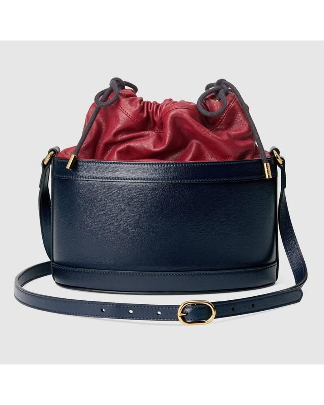 Gucci Blue 1955 Horsebit Shoulder Bag