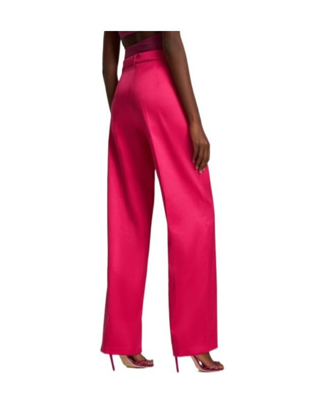 Magda Butrym Pink Highwaist Loose Casual Pants