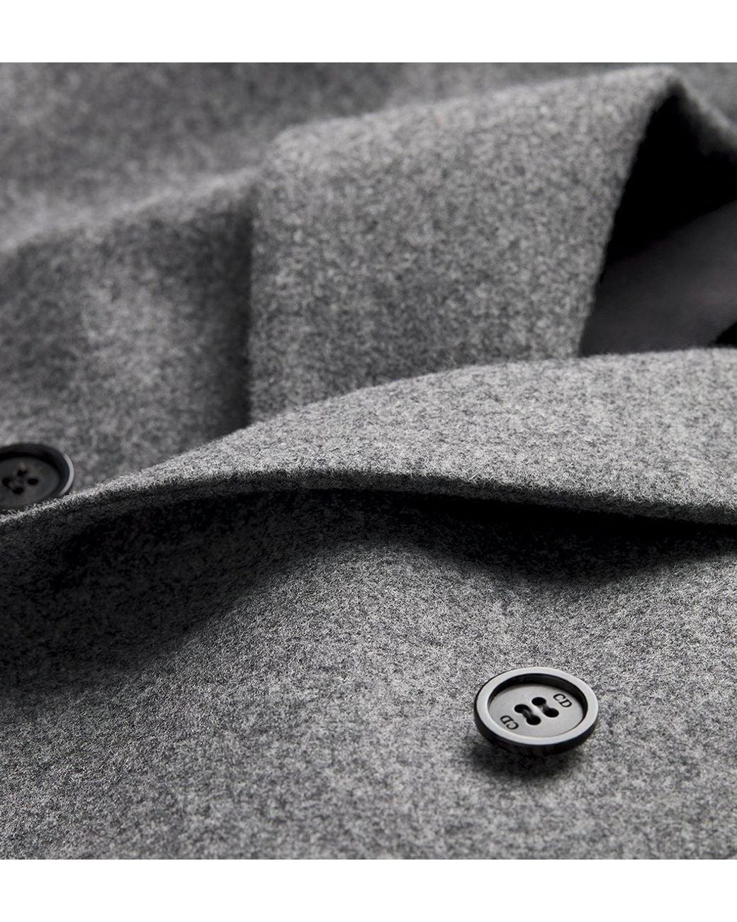 Dior Gray Double-Breasted Jacket for men