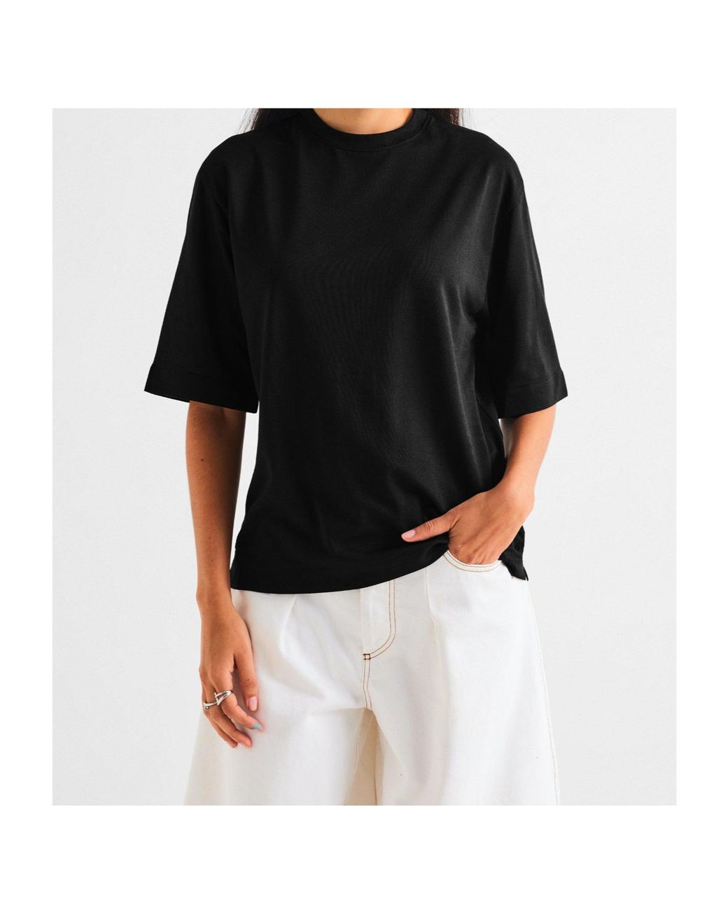 Jacquemus Black Oversized T-Shirt