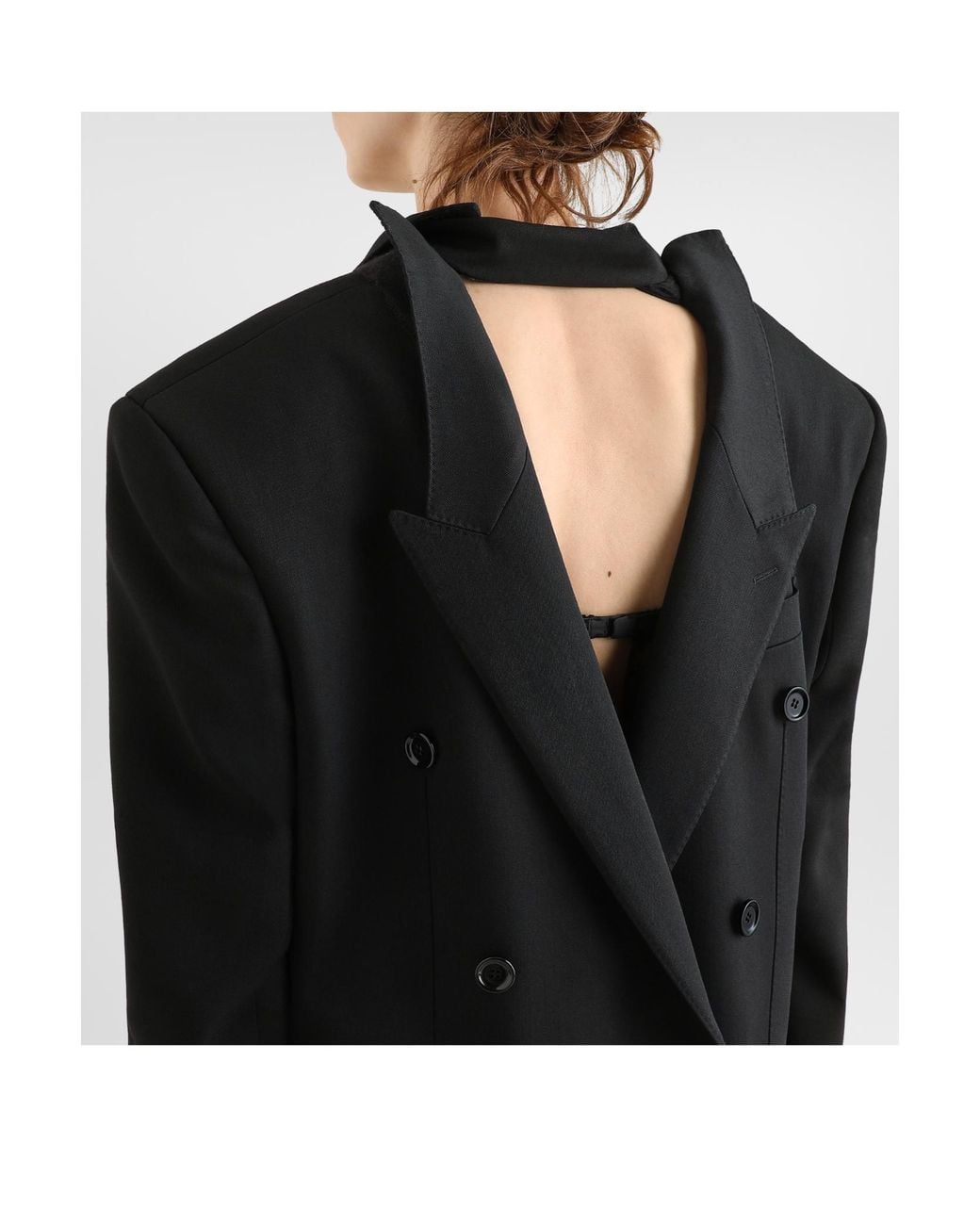 Dolce & Gabbana Black Duplex Double-Breasted Blazer