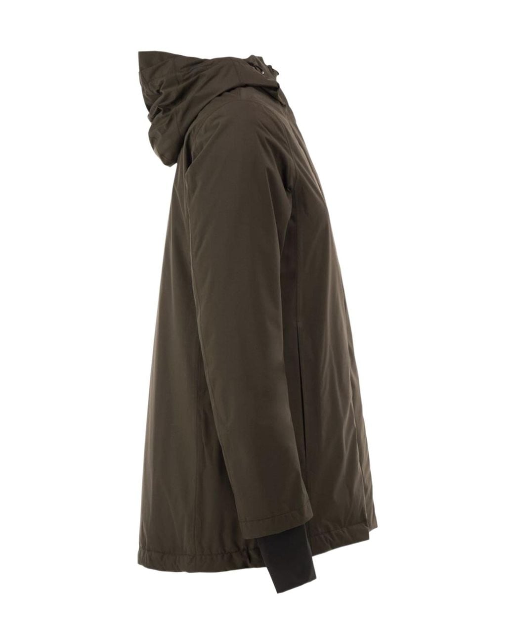 Herno Green Long-Sleeved Down Jacket