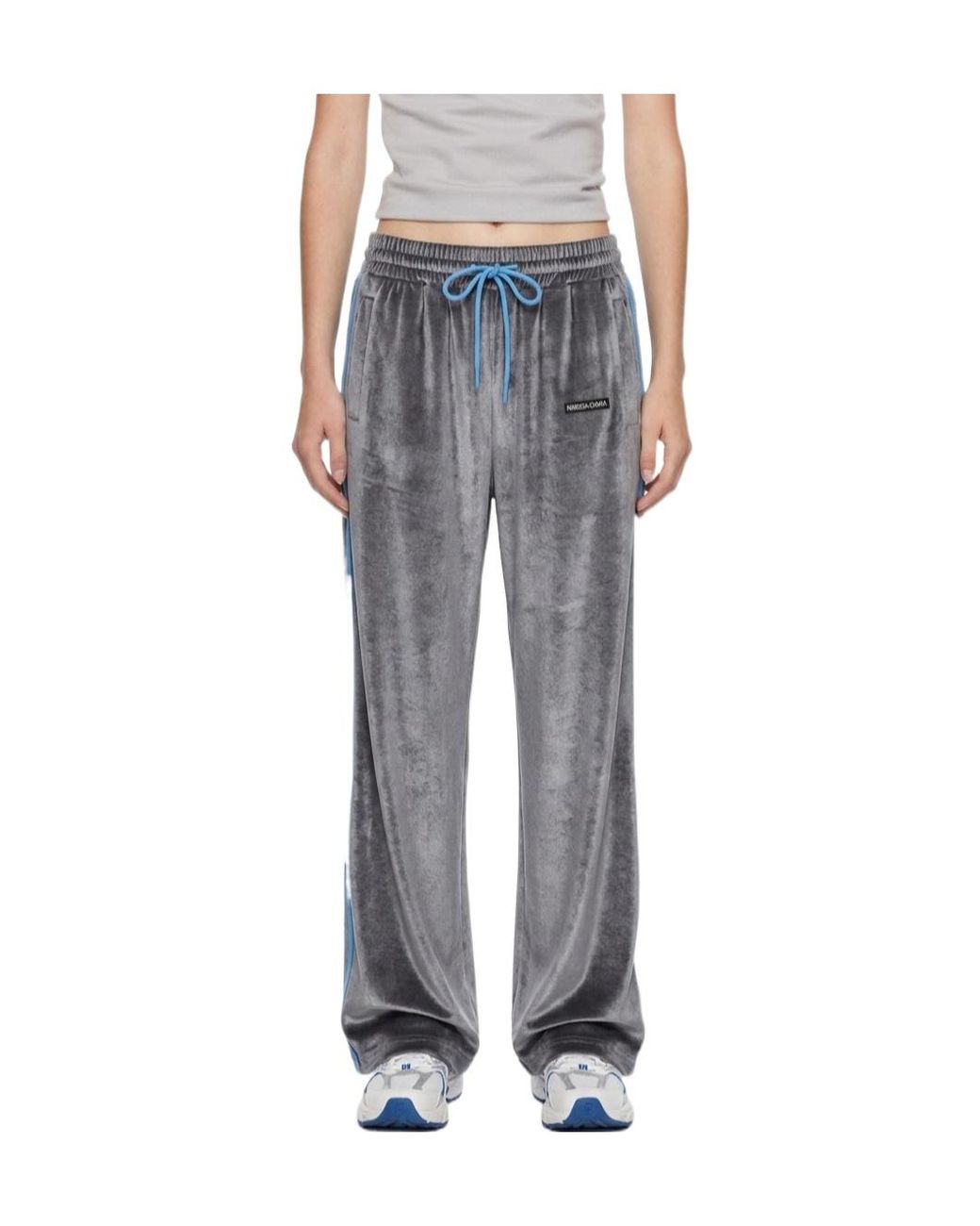 Marissa Chiara Gray Elastic Waist Sweatpants