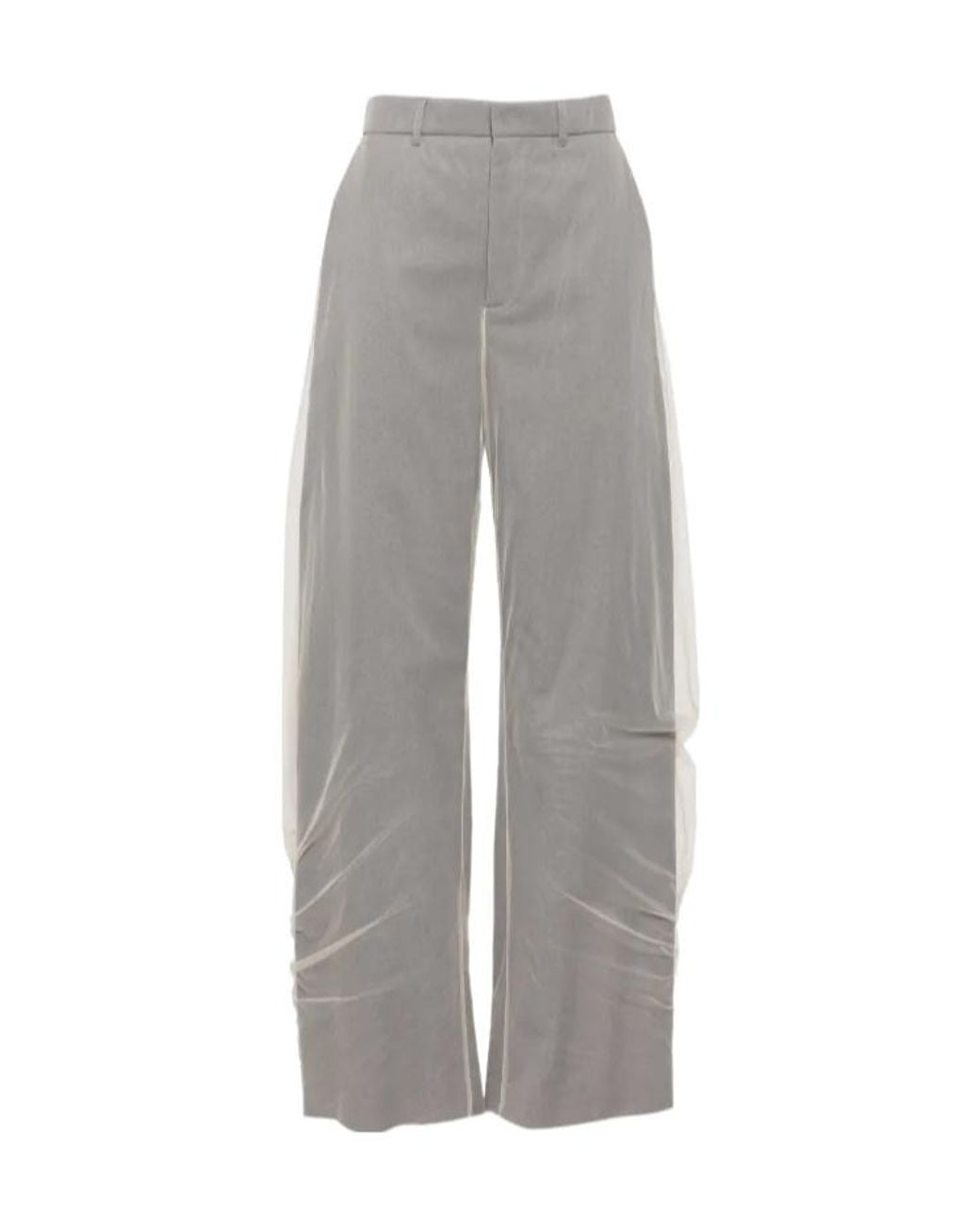 Y. Project Gray Draped Layered Trousers