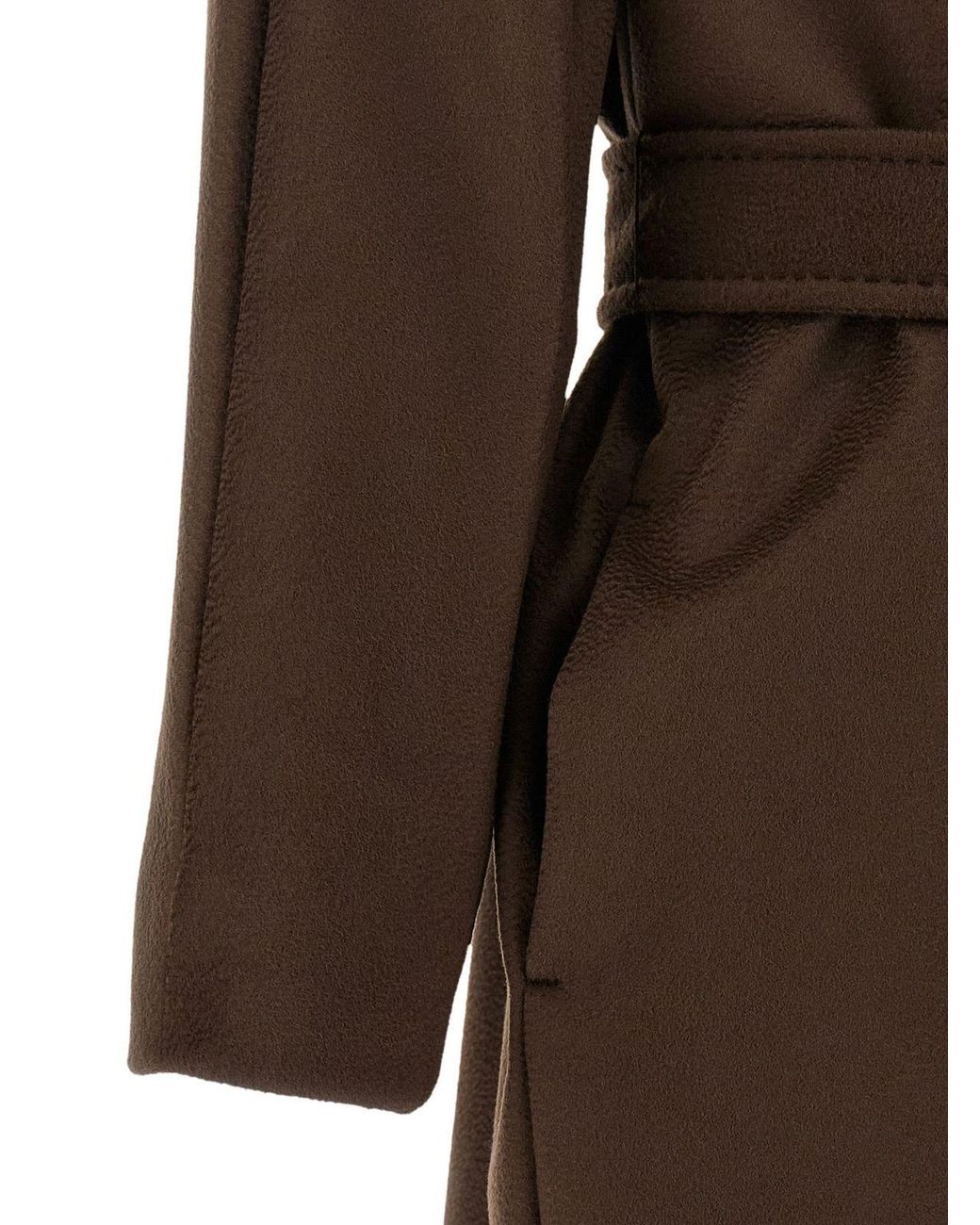 Weekend by Maxmara Brown Pedale Belted Coat