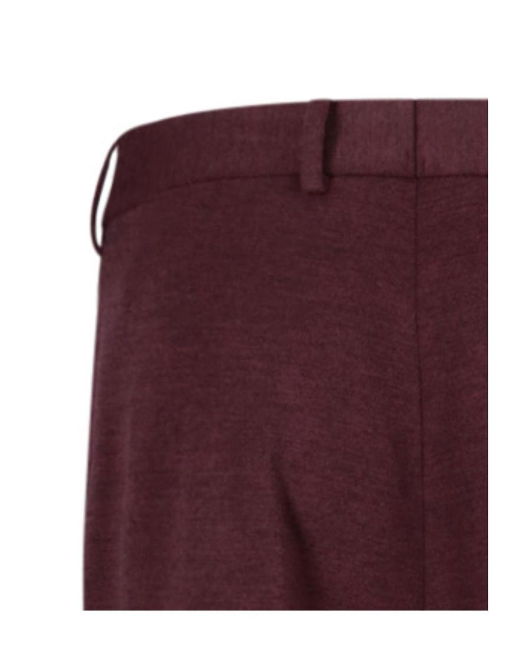 Maison Margiela Purple High-Waisted Wide Leg Trousers