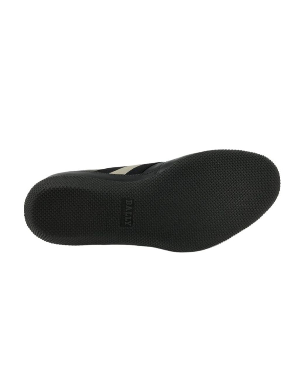 Bally Black Logo Casual Sneakers for men