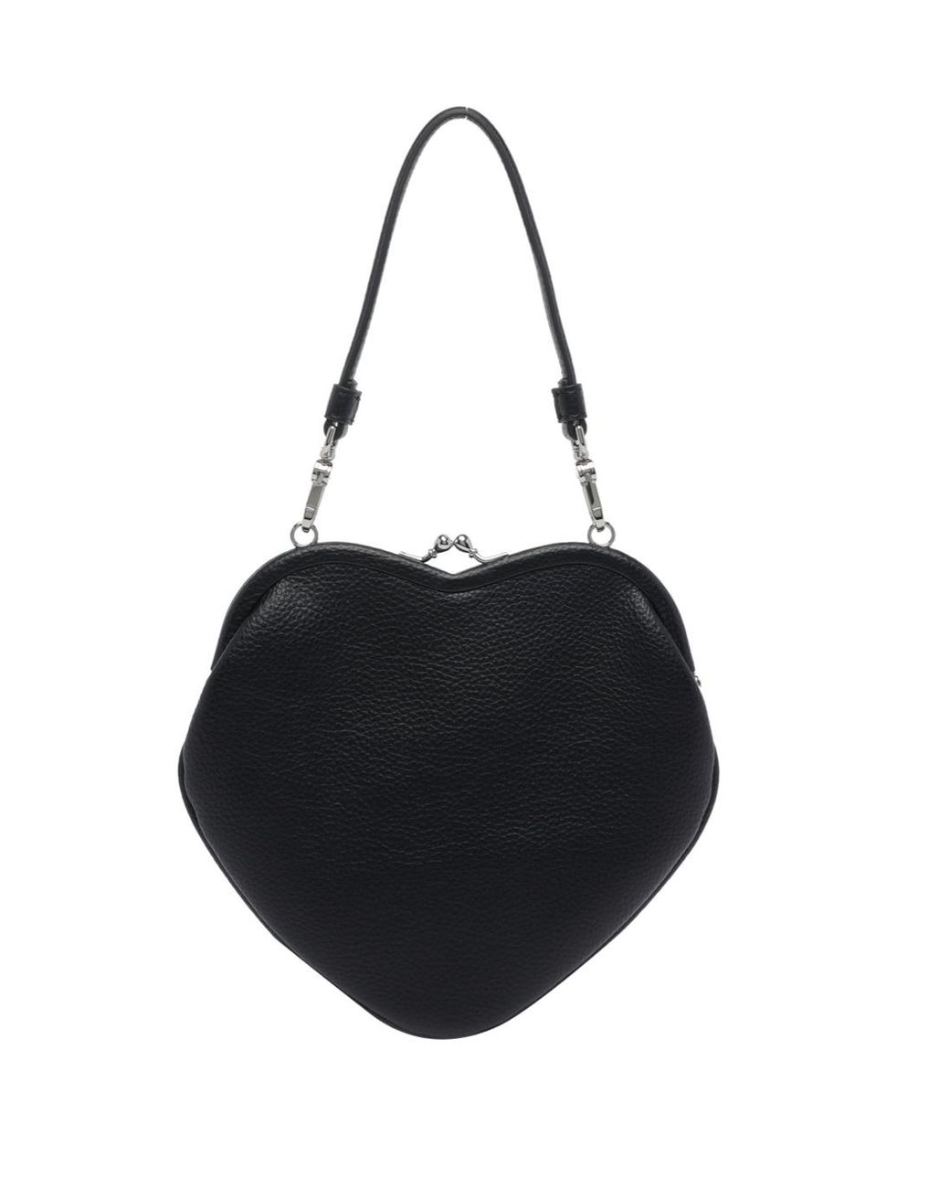 Vivienne Westwood Black Heart Shoulder Bag