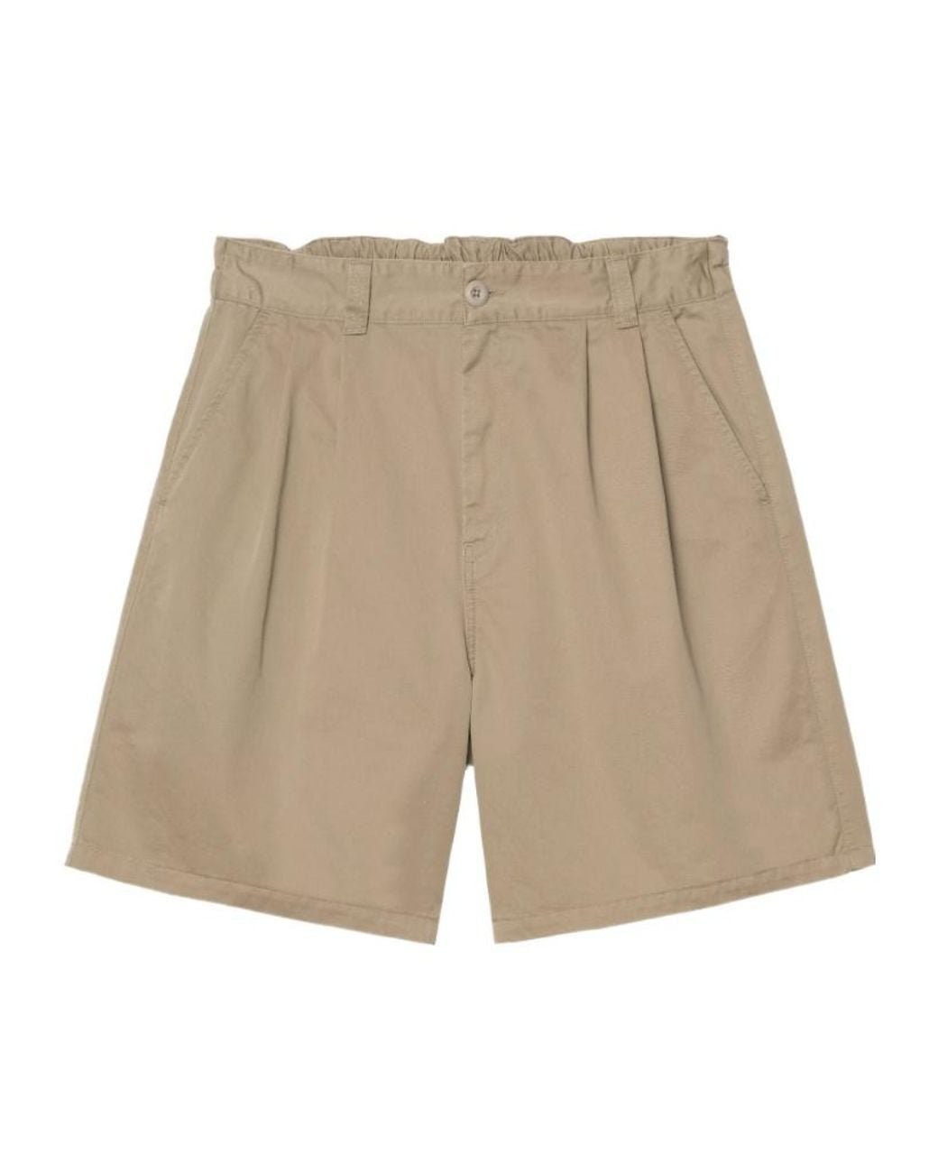 Carhartt Natural Marv Pleated Shorts for men
