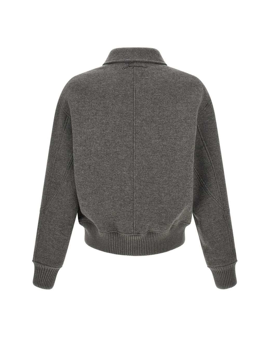 Jacquemus Gray Collared Jacket for men