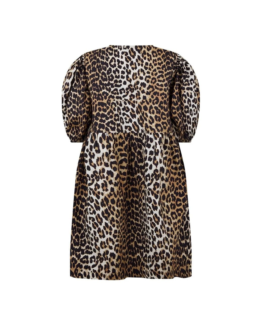 Ganni Black Print Dress