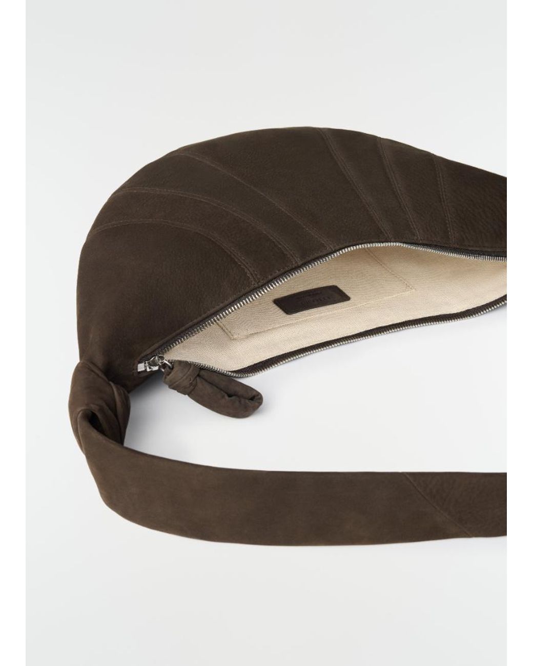 Lemaire Black Medium Croissant Bag for men