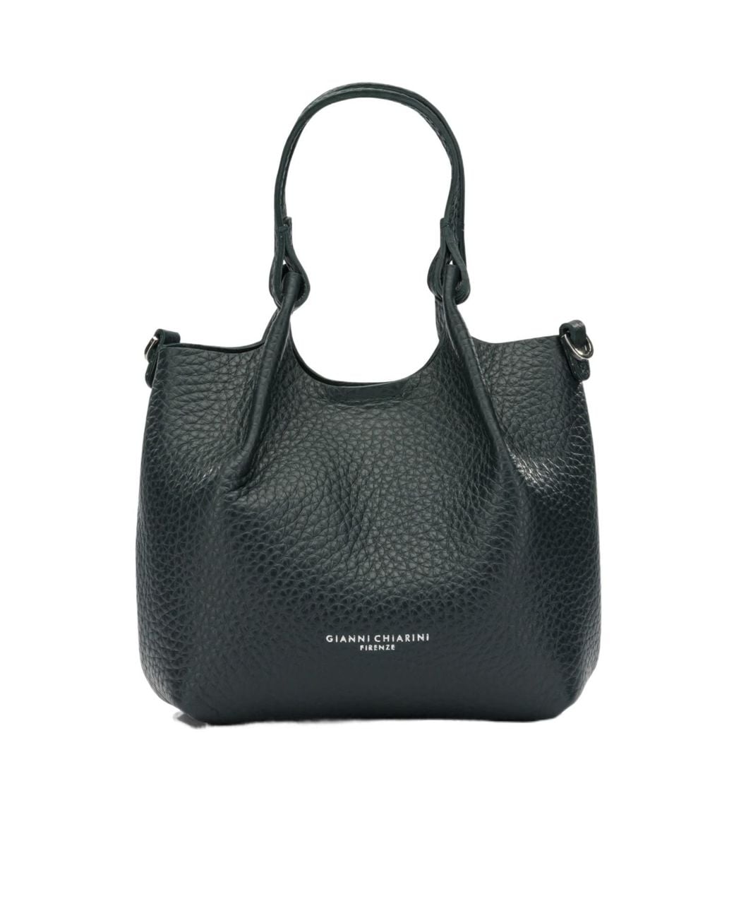 Gianni Chiarini Black Dua Top Handle Tote Bag