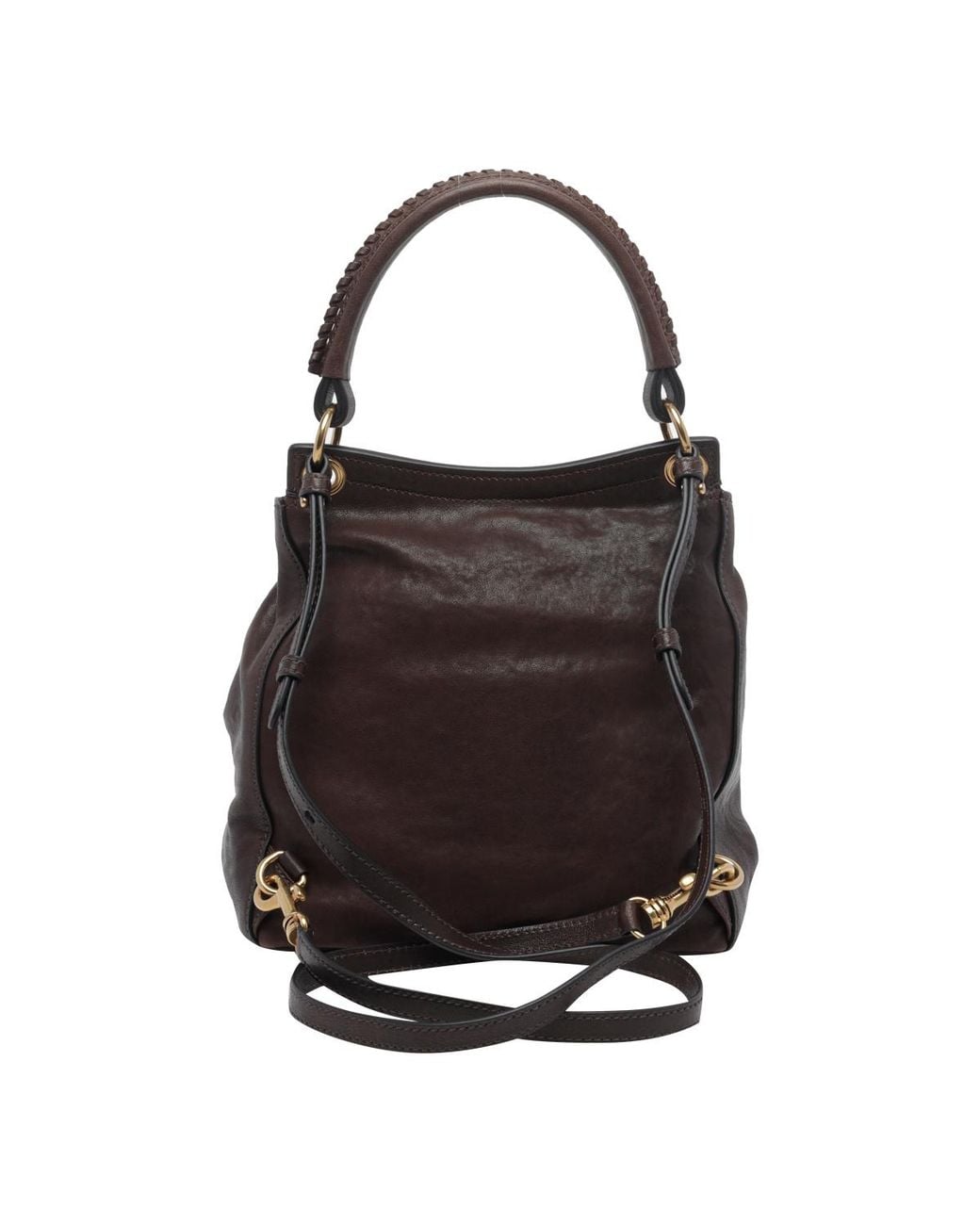 Miu Miu Black Logo Backpack