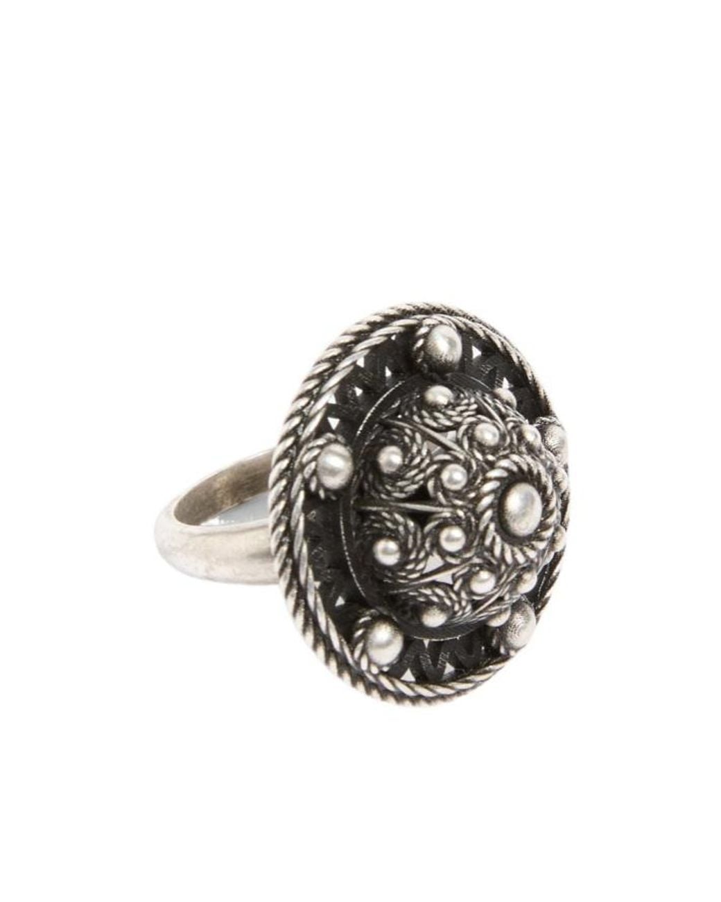 Ann Demeulemeester Multicolor Andro Lantern Dome Ring