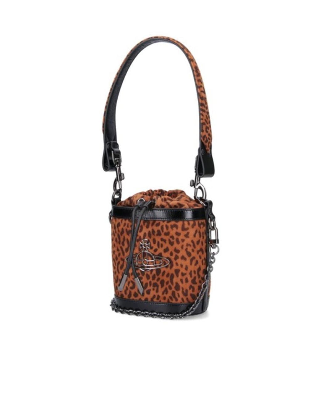 Vivienne Westwood White Daisy Drawstring Bucket Bag
