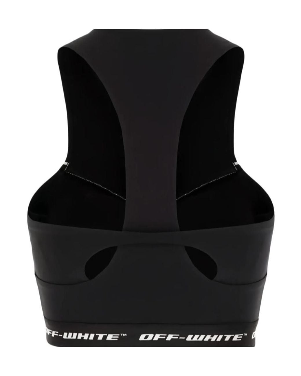Off-White c/o Virgil Abloh Black Crop Top