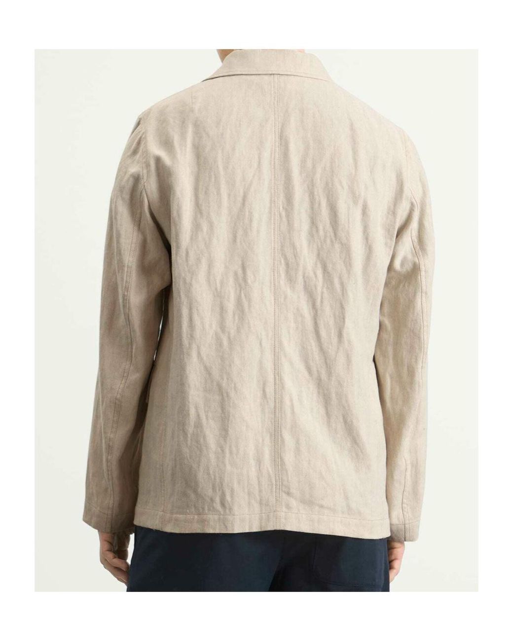 Dries Van Noten Natural Buttoned Jacket for men