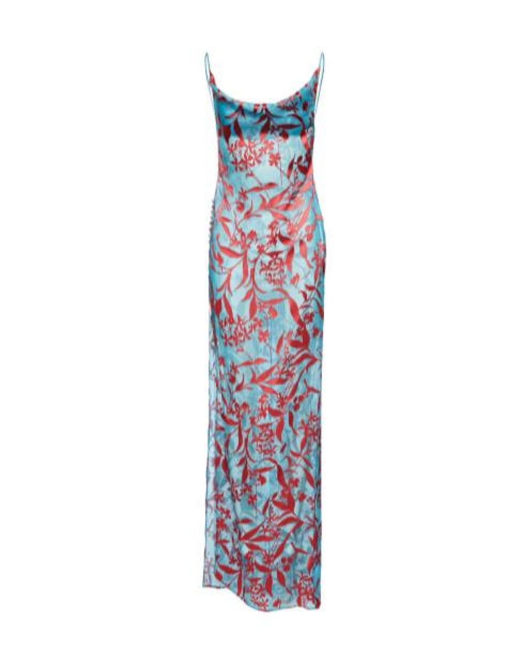 Magda Butrym Blue Chiffon Dress