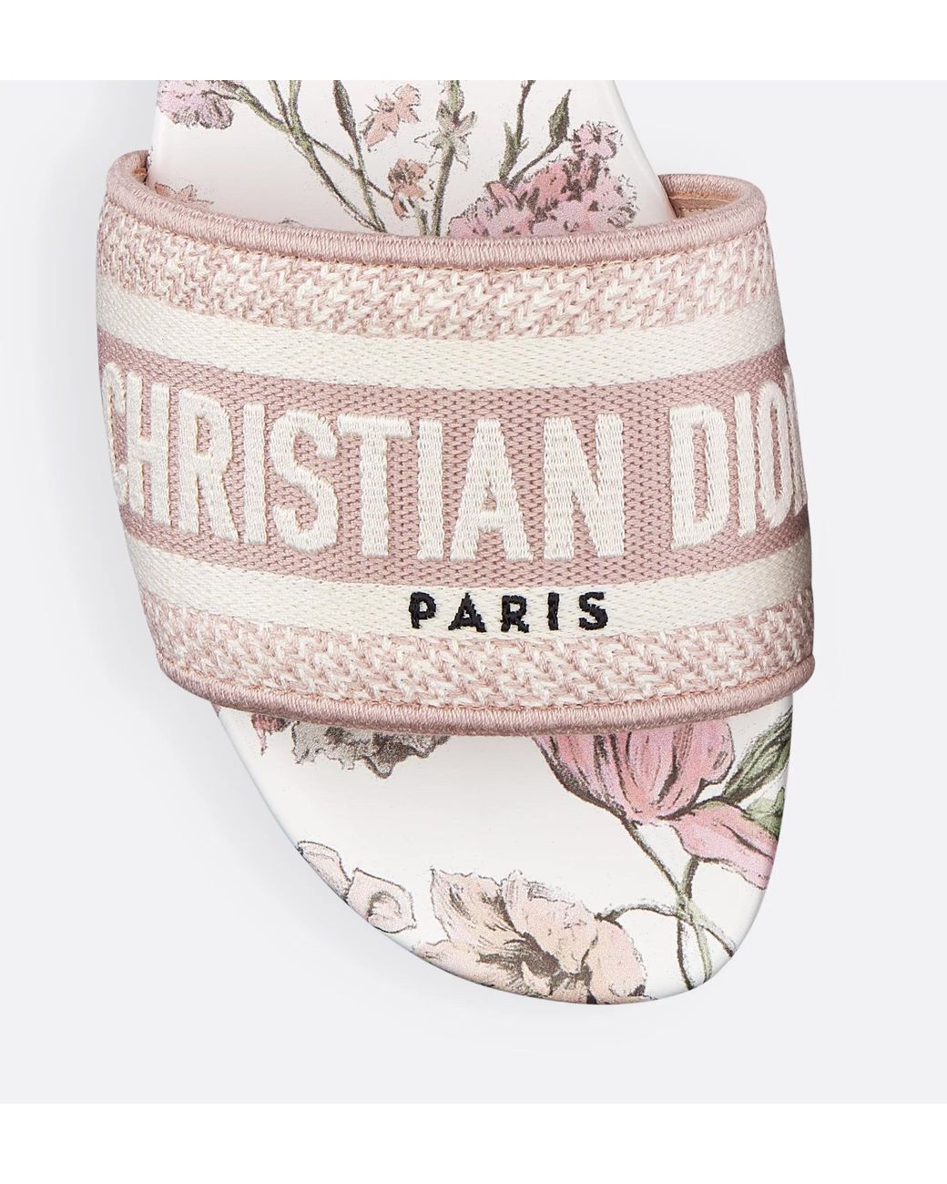 Dior White Dway Slide