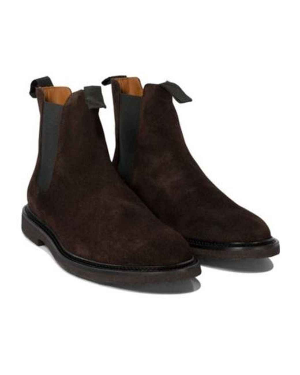 Common Projects Brown Round Head Boots for men