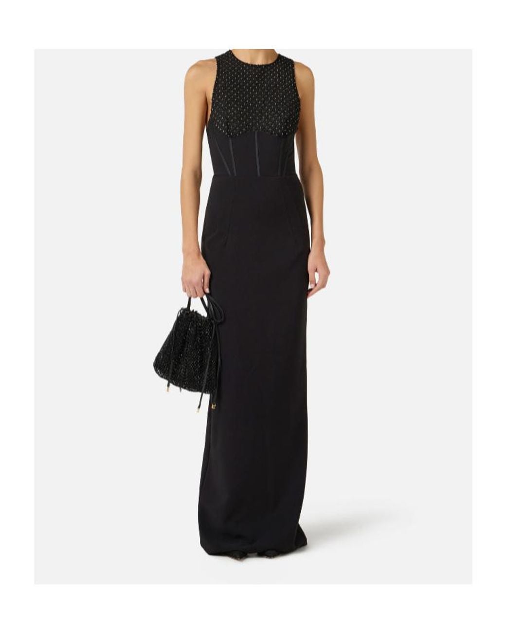 Elisabetta Franchi Black Carpet Dress