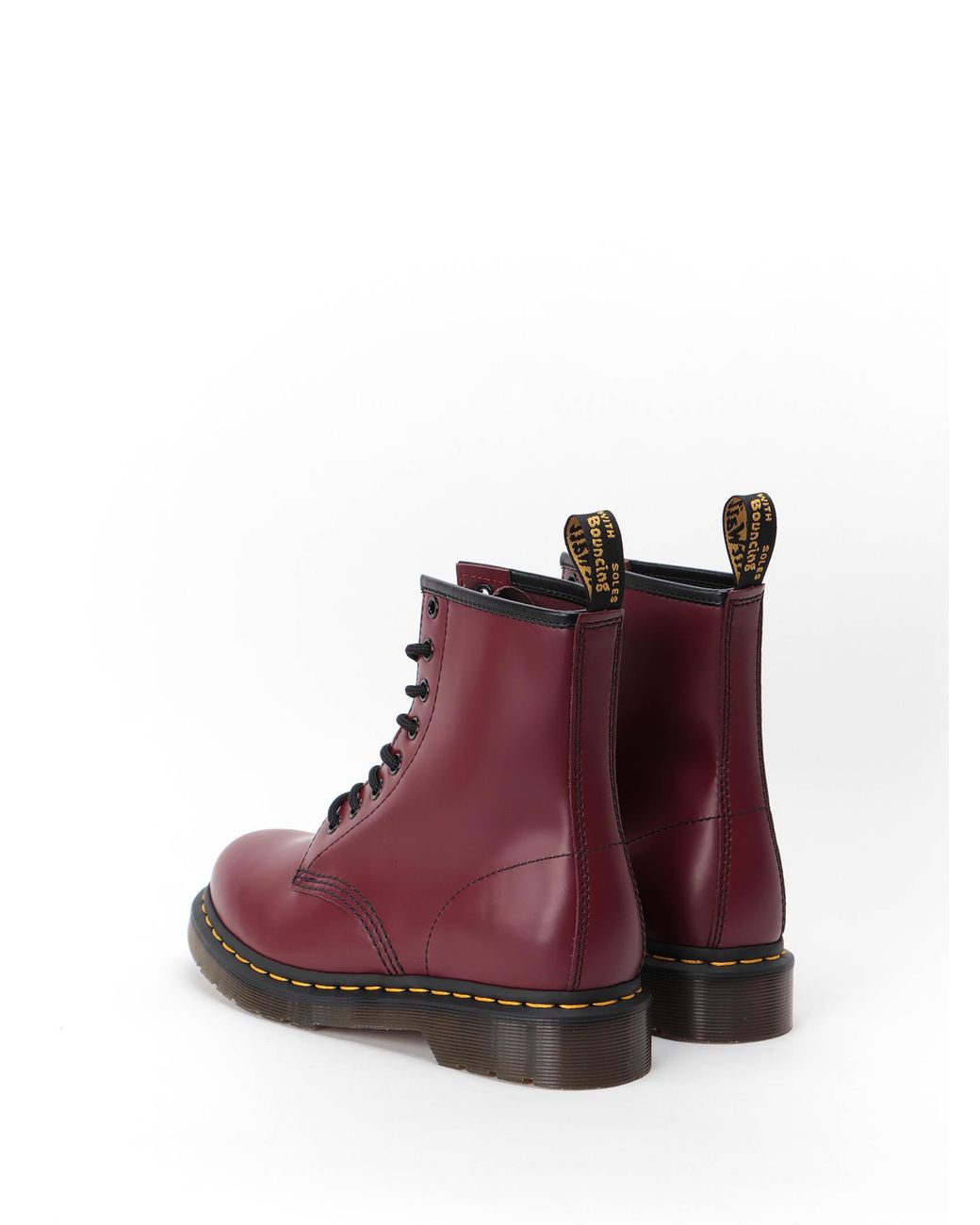 Dr. Martens Purple Logo Lacing And Ankle Boots