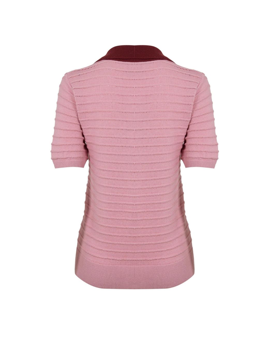 Varley Pink Short-Sleeved Polo Shirt