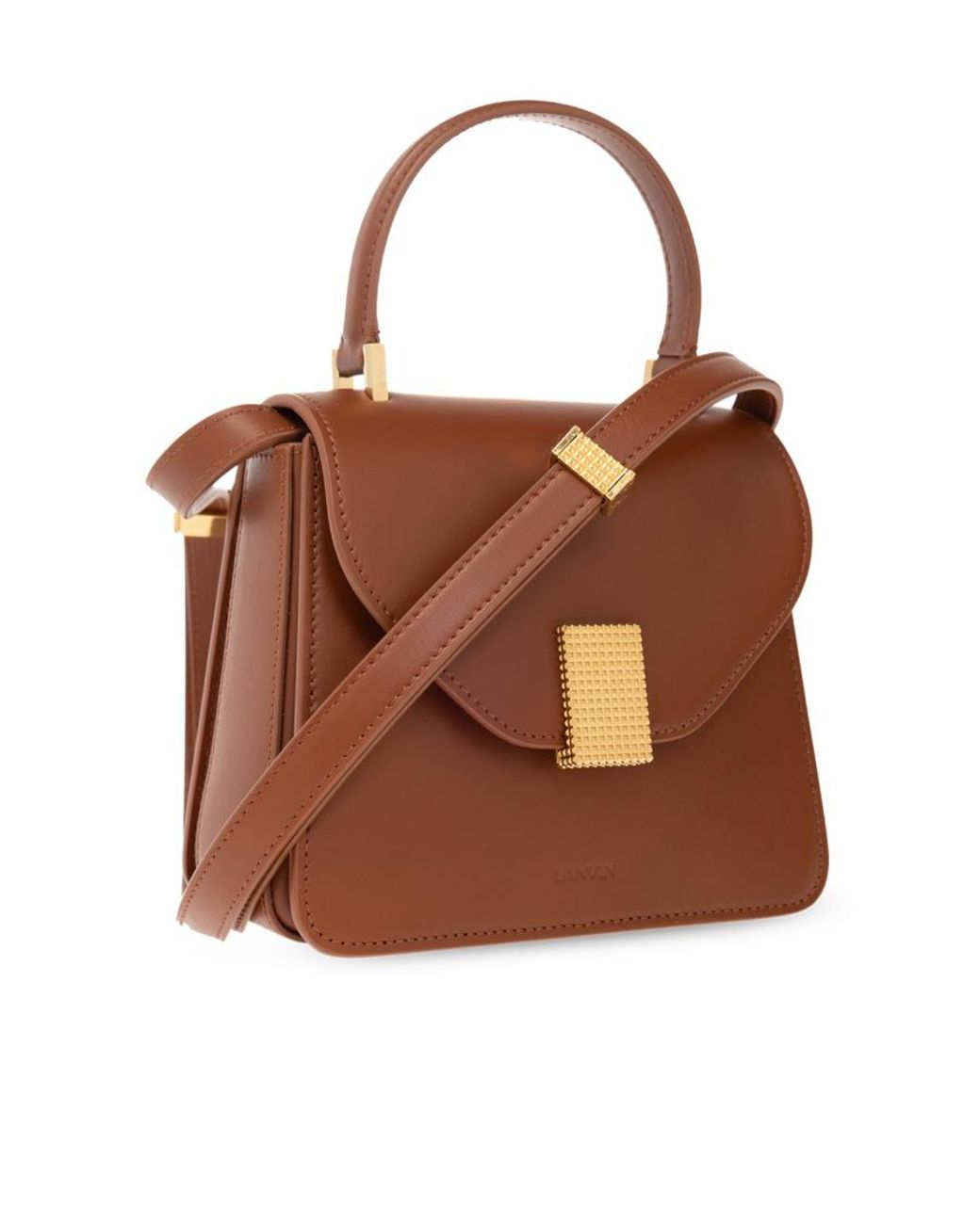 Lanvin Brown Concerto Tote Bag