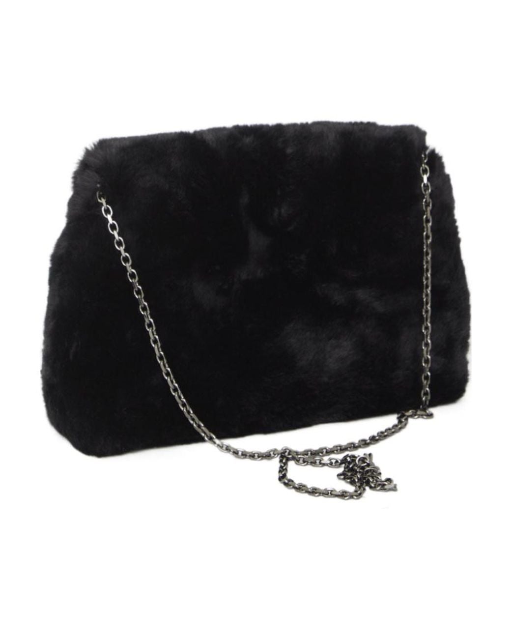 Roger Vivier Black Embellished Chain-Linked Shoulder Bags