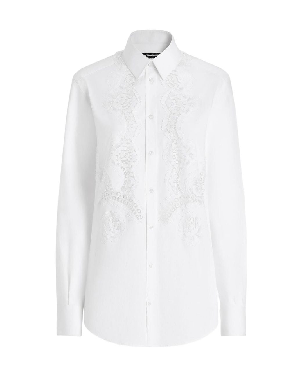 Dolce & Gabbana White Long Sleeve Shirt