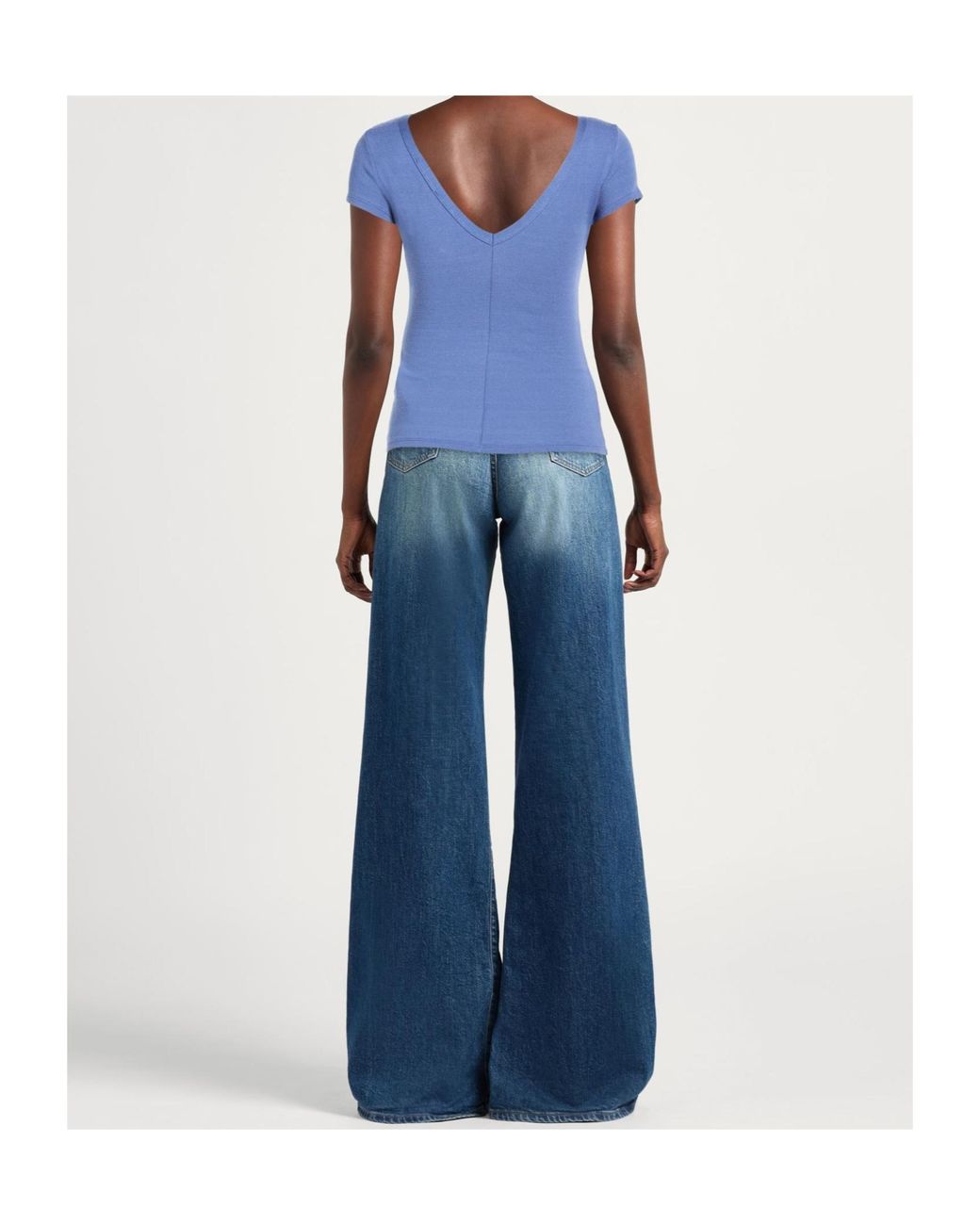 MAX&Co. Blue Short Sleeve Sweater