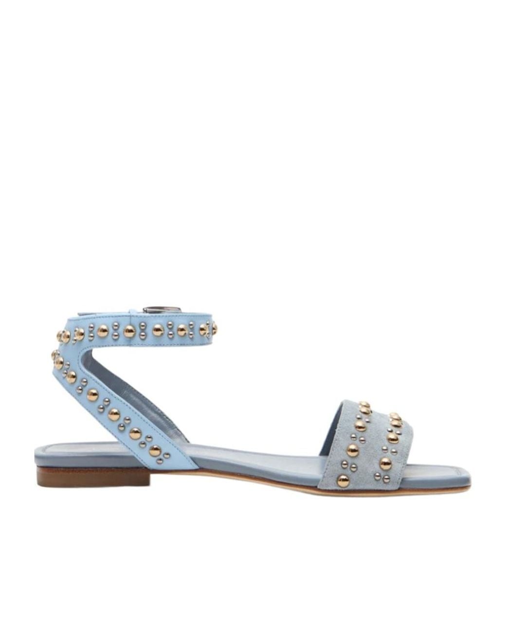 Stuart Weitzman Blue Perry Sandal