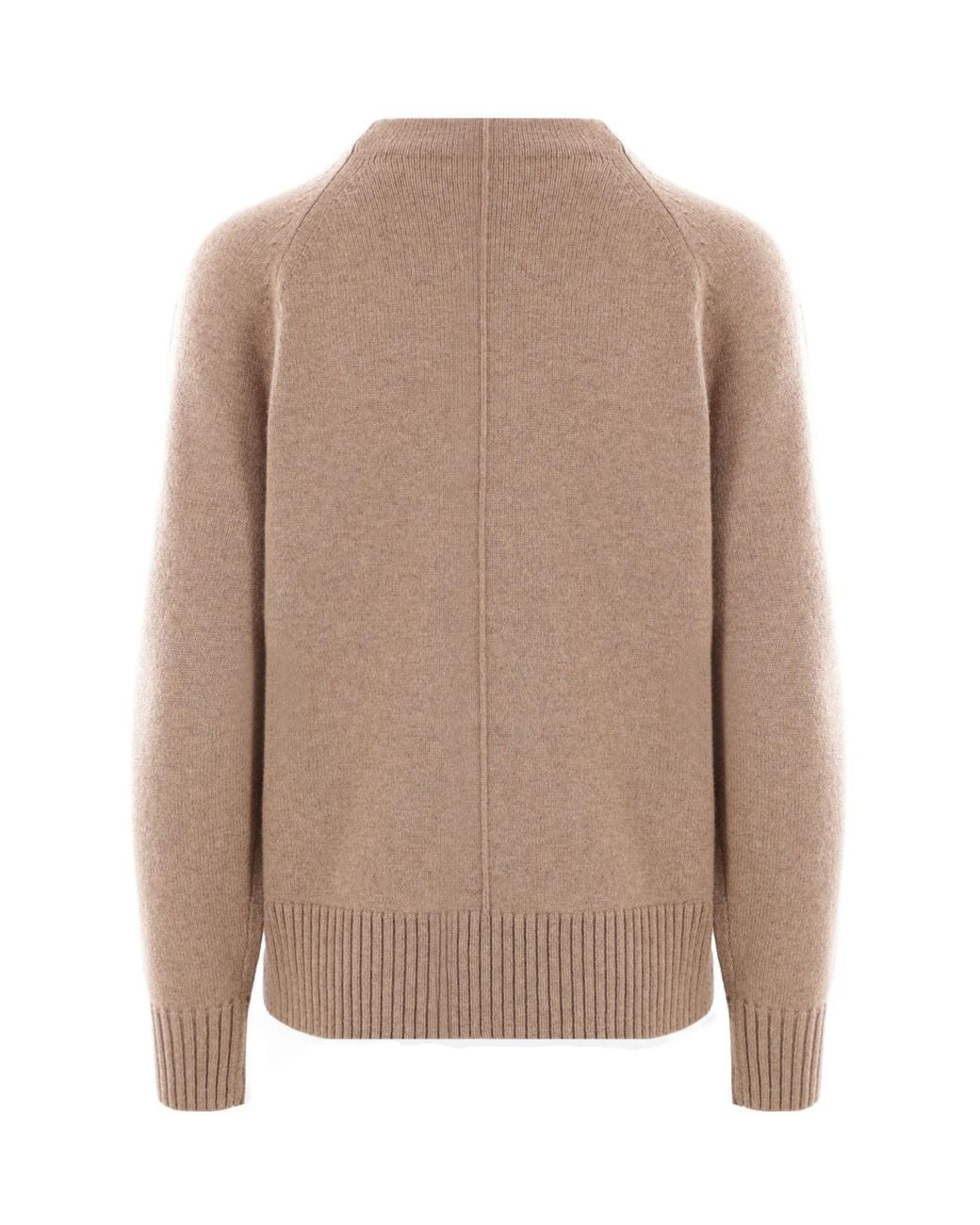 Max Mara Brown Crewneck Long-Sleeved Jumper