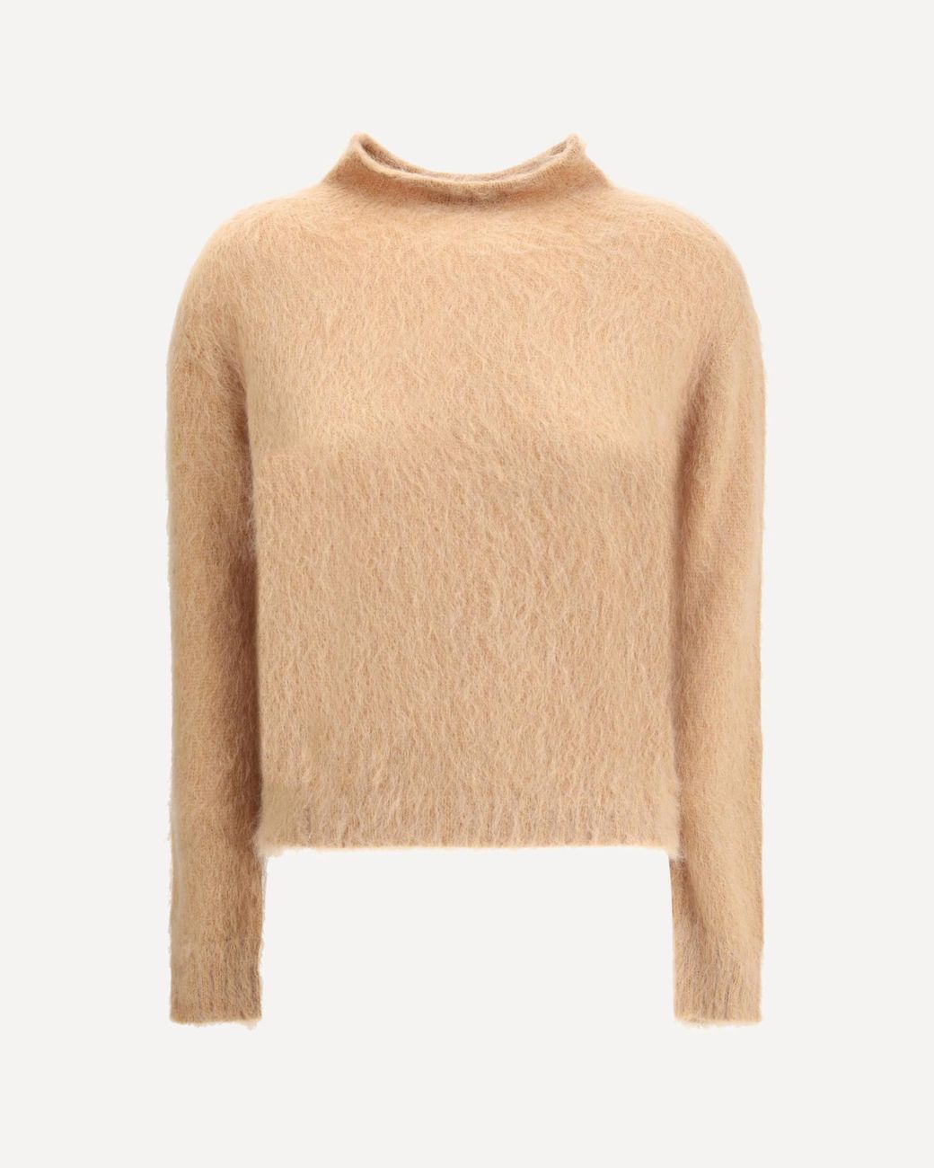 Max Mara Brown Humble Mohair Knit Sweater