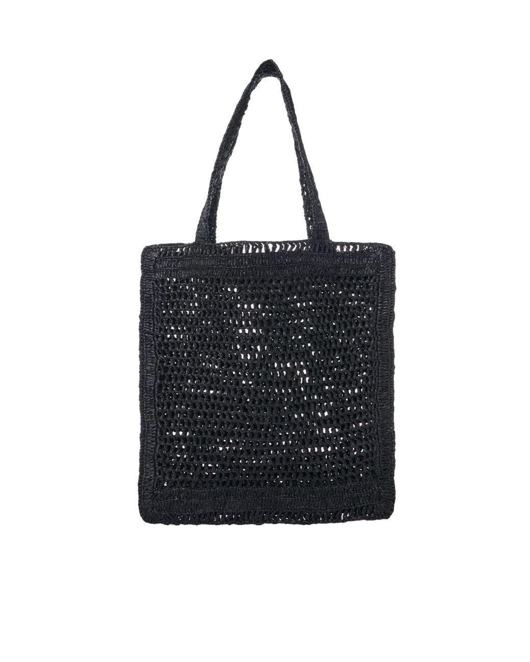 Chloé Black Chloé Summer Banana Logo Detailed Tote Bag