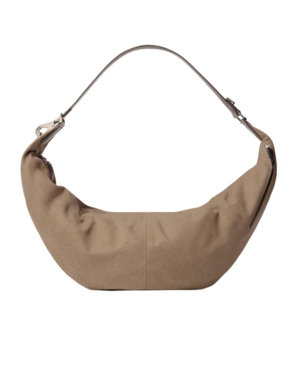 Lemaire Metallic Xl Quiver Clip Zipped Shoulder Bag