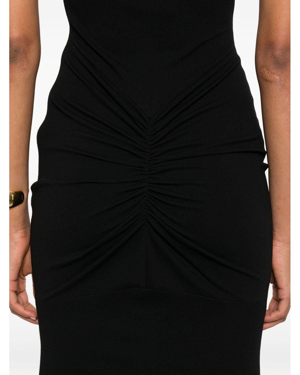 Jacquemus Black Figure-Hugging Maxi Dress
